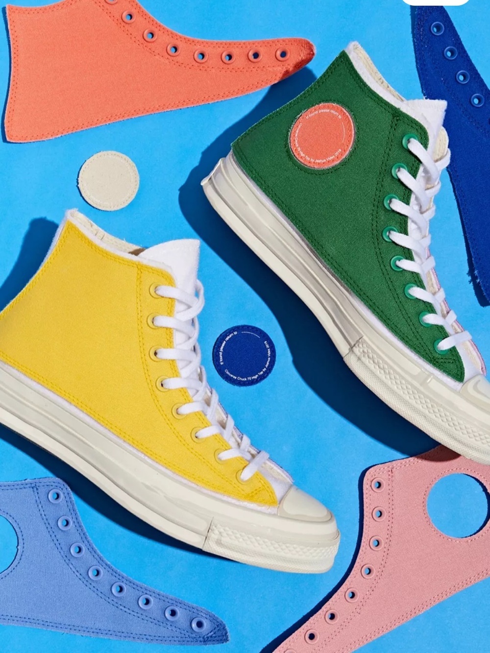 New Converse X Joshua Vides Chuck 70 High Top Men’s Sneaker Size 12